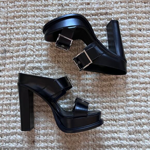 Alexander McQueen 120mm Heeled Sandal Sz 39 1/2 - Picture 3 of 11